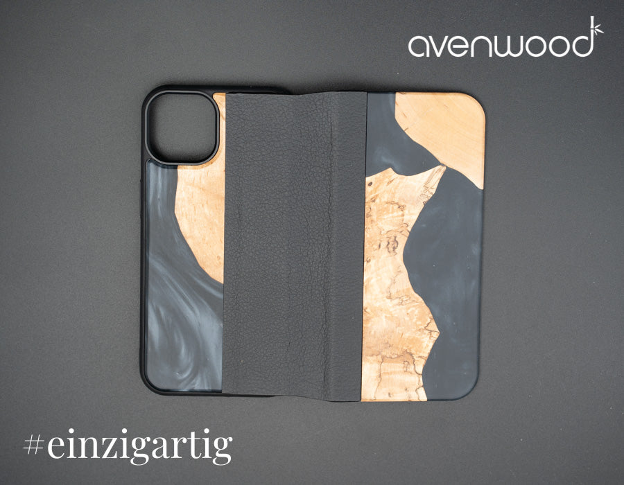 iPhone 13 PORTO COLLECTION FLIPCASE 13350 Schwarz
